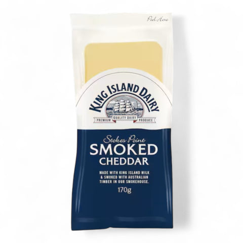 King Island Dairy Stokes Point Smoked Cheddar Cheese 170g