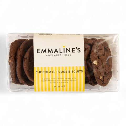Emmaline's Chocolate Fudge Biscuits 350g