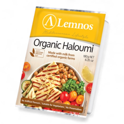 Lemnos Organic Haloumi Cheese 180g