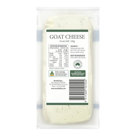 Meredith Dairy Dill Cheese 150g