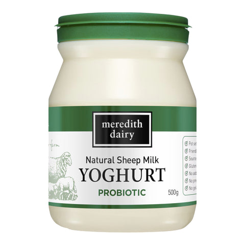 Meredith Dairy Natural Sheep Milk Yoghurt Probiotic 500g