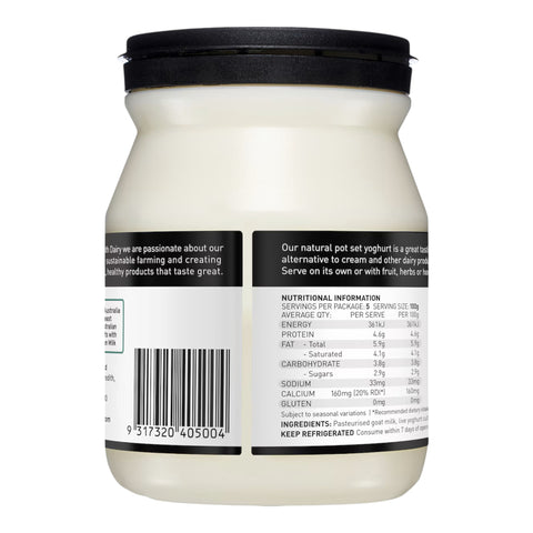 Meredith Dairy Natural Goat Milk Yoghurt Probiotic 500g
