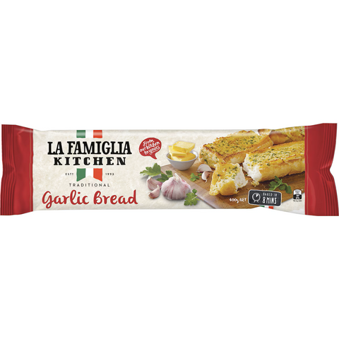 La Famiglia Traditional Garlic Bread 400g
