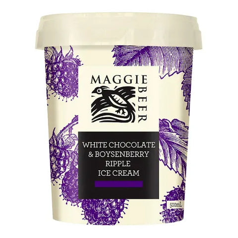 Maggie Beer Ice Cream White Chocolate Boys 500mL