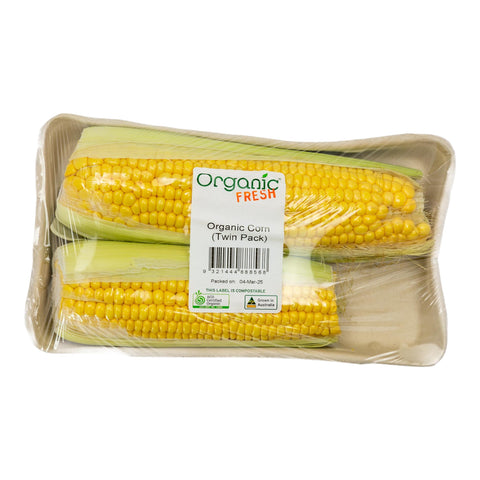 Organic Fresh Corn 2 Pack