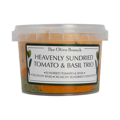 The Olive Branch Heavenly Sundried Tomato & Basil Trio 250g