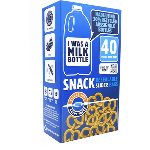 I Was A Milk Bottle Snack Bags