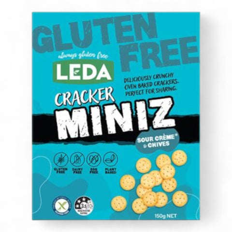 Leda Miniz Crackers Sour Cream Chives (6 Packs) 150g