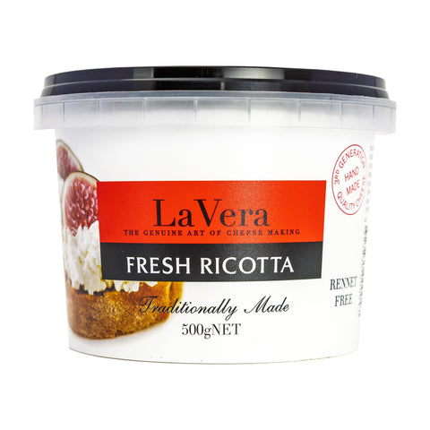 La Vera Fresh Ricotta Traditionally Made 500g
