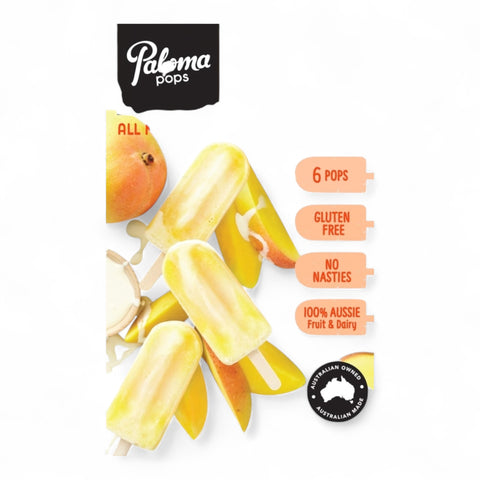 Paloma Pops Mangoes And Cream (6 Pieces) 450mL