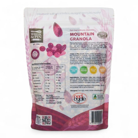 Whisk & Pin Gourmet Original Mountain Muesli 525g