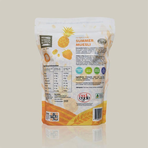 Whisk & Pin Gourmet Original Summer Muesli 525g