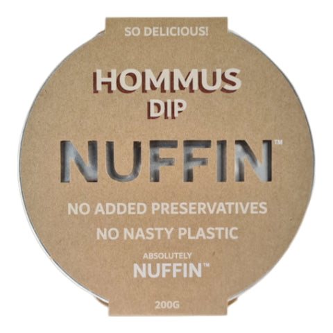 Nuffin - Dips In Paper Tubes - Hommus Dip 200g