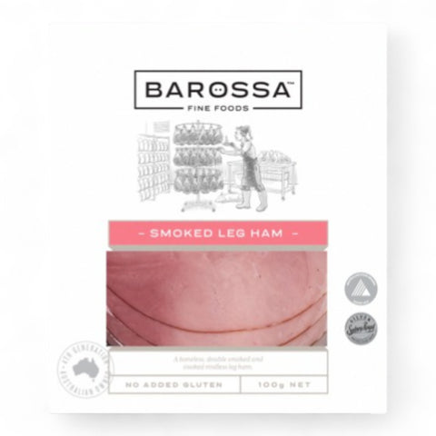 Barossa Fine Foods Double Smoked Ham 100g