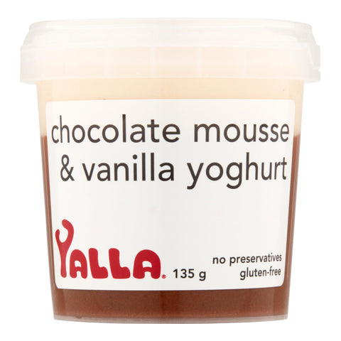 Yalla Chocolate Mousse & Vanilla Yoghurt 135g