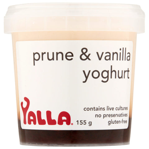 Yalla Prune & Vanilla Yoghurt 155g