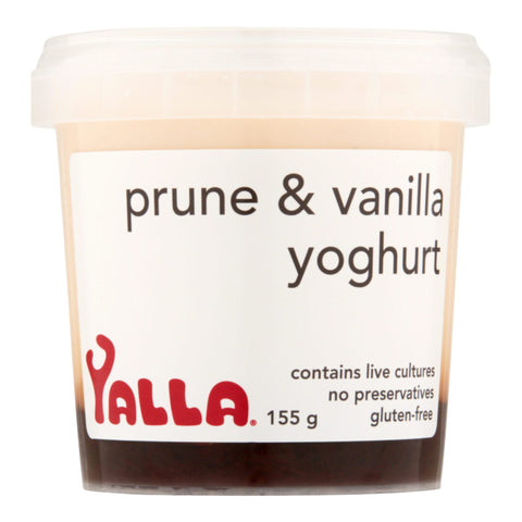 Yalla Prune & Vanilla Yoghurt 155g