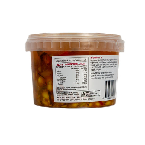 Yalla Vegetable & White Bean Soup With Kale 570g