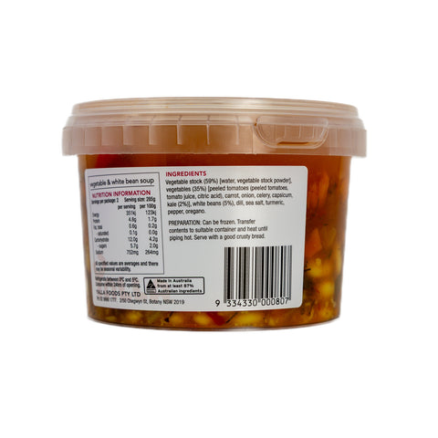 Yalla Vegetable & White Bean Soup With Kale 570g