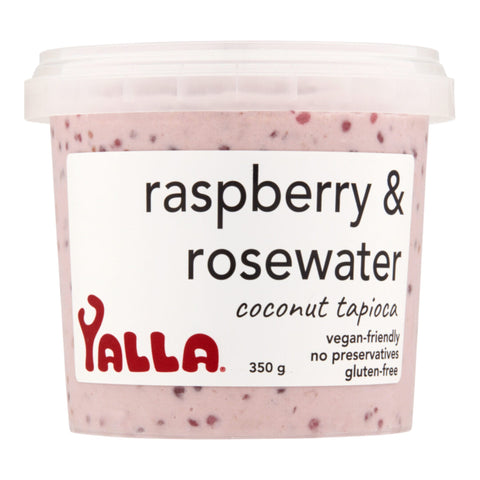 Yalla Raspberry & Rosewater Coconut Tapioca 150g