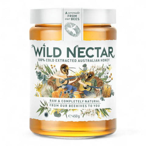 Wild Nectar 100% Cold Extracted Australian Honey Jar 450g