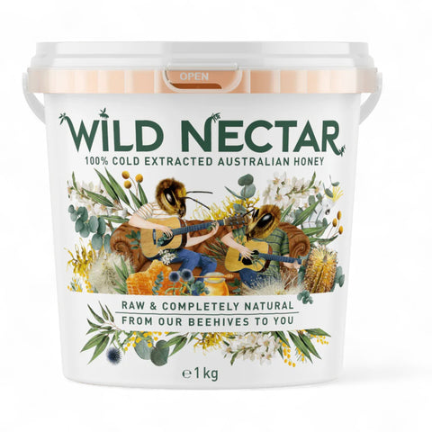 Wild Nectar 100% Cold Extracted Australian Honey Pail 1kg
