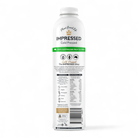 Impressed Cold Pressed Easy Greens Juice 1