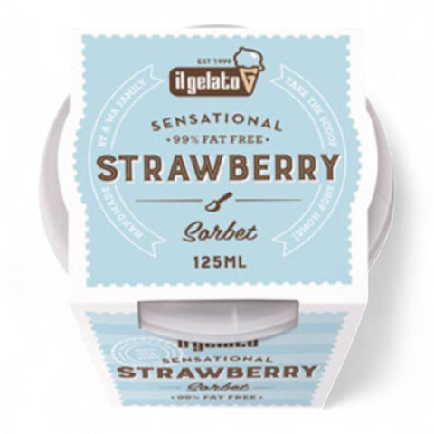il Gelato Strawberry Sorbet 125mL