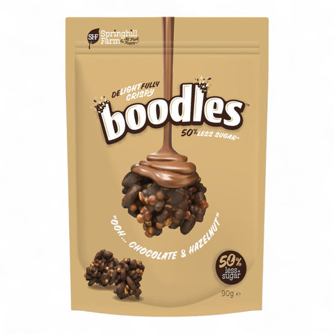 Boodles 50% Less Sugar Chocolate & Hazelnut 90g