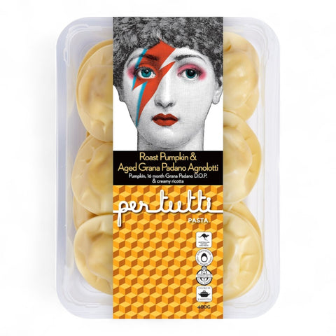 Per Tutti Pasta Roast Pumpkin & Aged Grana Padano Agnolotti 400g