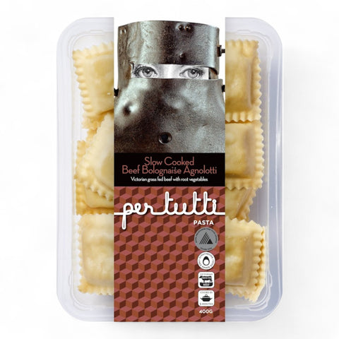 Per Tutti Pasta Slow Cooked Beef Bolgonaise Agnolotti 400g