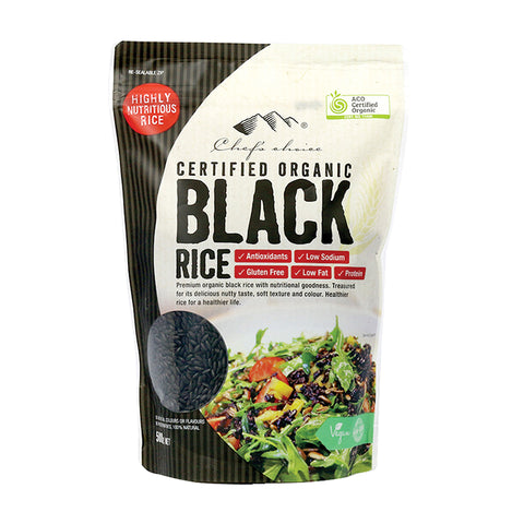 Chef's Choice Organic Black Rice 500g