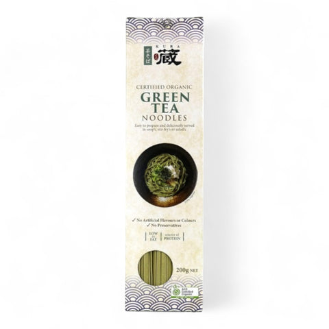 Kura Organic Green Tea Noodles 200g