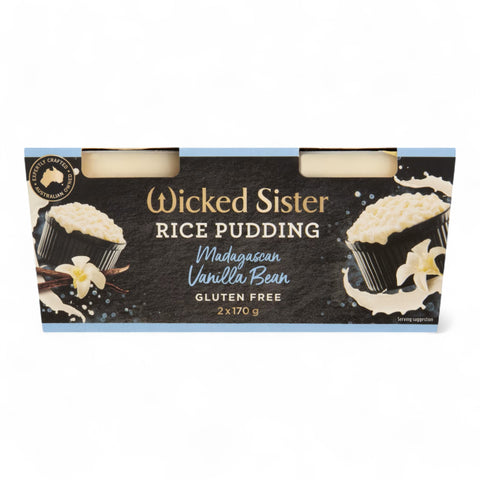 Wicked Sister Vanilla Bean Rice Pudding 2 x 170g
