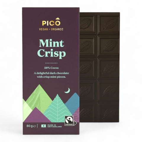 Pico Organic Vegan & Organic Chocolate Mint Crisp 80g