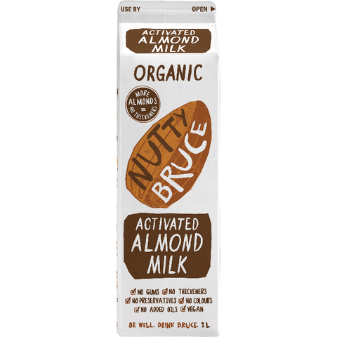 Nutty Bruce Organic Activated Almond Plant Milk 1L