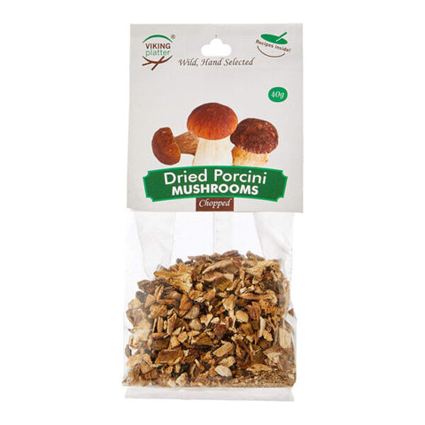 Viking Platter Dried Porcini Mushrooms Sliced 40g