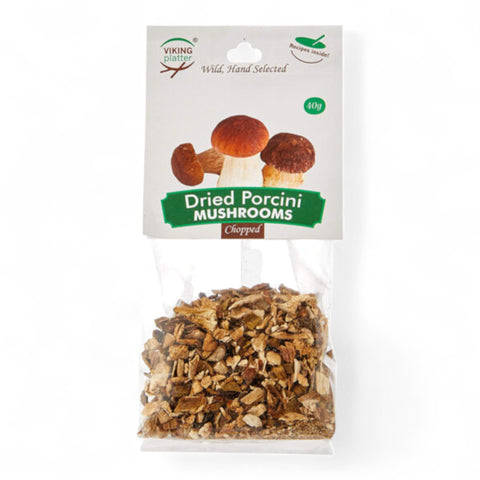 Viking Platter Dried Porcini Mushrooms Sliced 40g