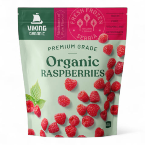 Viking Organic Raspberries 400g