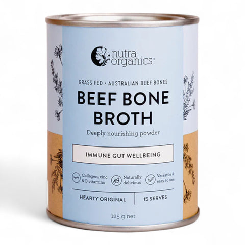 Nutra Organics Bone Broth Beef Hearty Original 125g