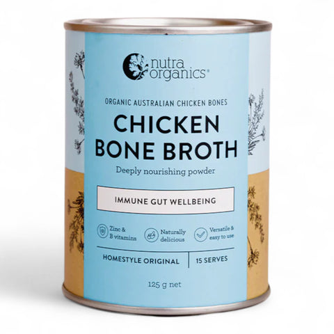 Nutra Organics Chicken Broth Home Style 125g