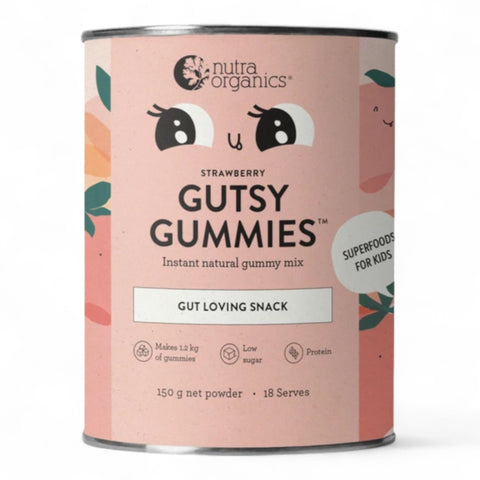 Nutra Organics Gutsy Gummies Strawberry 150g
