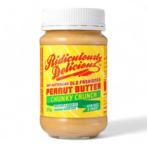 Red Delicious Crunchy Peanut Butter 375g