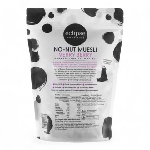 Eclipse Organics Organic Muesli Verry Berry Crunch 410g