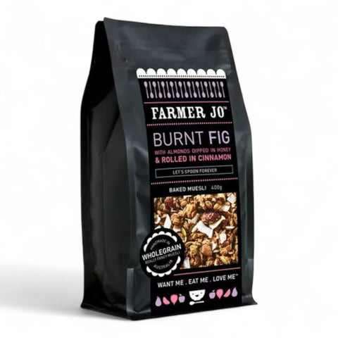 Farmer Jo Burnt Fig & Almond Baked Muesli 400g
