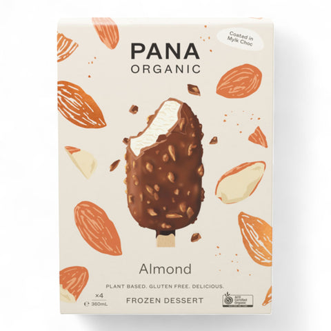 Pana Ice Cream Sticks Mylk Chocolate Almond 4Pack