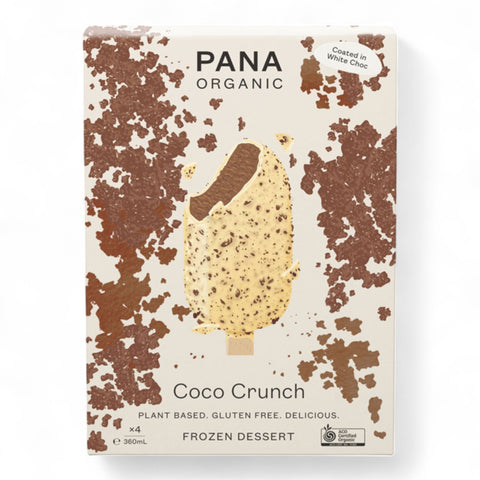 Pana Ice Cream Sticks White Coco Crunch 4Pack