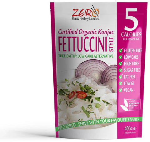 Zero Slim & Healthy Noodles Organic Konjac Fettuccine 400g