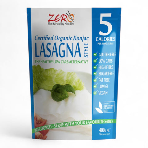 Zero Slim & Healthy Noodles Organic Konjac Lasagna 400g