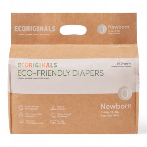 Ecoriginals Eco-friendly Nappies Infant Size 2 (28 Pack)